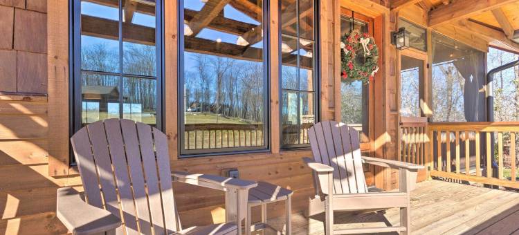 允许宠物入住的小木屋，带有奇努奎平的山景！(Pet-Friendly Cabin w/ Mtn Views in Chinquapin!)图片