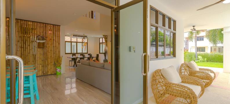 走到海滩的4卧室游泳池别墅HV(Pool Villa  4 Br Walking to Beach HV)图片
