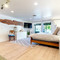 Lakefront, beach, hot tub, putt course, paddleboards, boat ramp, deck, fireplace