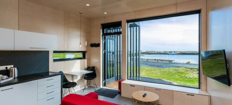 格林达维克港景小屋(Harbour View Cottages Grindavik)图片