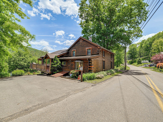 山景卡茨基尔小屋在德拉瓦河上!