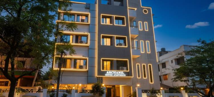 特雷布旅行阿查尼尔服务式公寓(FabHotel Archanil Apartment - Sitanagar Cricket Ground)图片