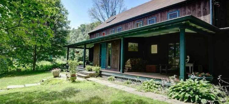 索格蒂斯占地53英亩的幽静艺术风19世纪农家乐(Secluded and Artful 1800s Farmhouse on 53 Acres, Saugerties)图片