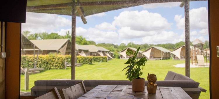 靠近Veluwe的装备精良的带露台的帐篷小屋(Well Furnished Tent Lodge with Terrace Near Veluwe)图片