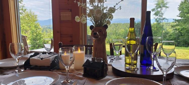 Private Stunning Mtn Views LogCabin Jetted Tub EV Charger Wifi 15 Min-Lake James图片
