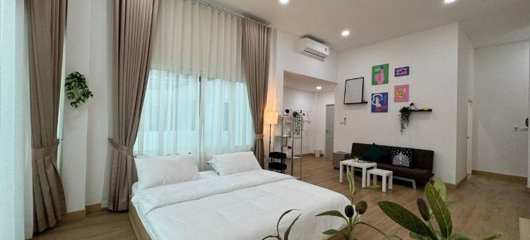 位于拉廊市中心的2卧室别墅-124平方米|带2个独立浴室(Kiri Maison in Ranong - near natural hotspring)图片