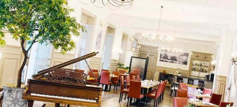 布尔邦朗西大酒店 - Logis - 餐厅和水疗中心(Grand Hôtel de Bourbon-Lancy - Logis - Restaurant et Spa)图片