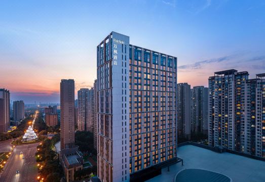 西安大雁塔大唐不夜城万豪万枫酒店外景图