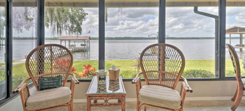 圣约翰河上的风景如画的度假村+泊位(Picturesque Retreat on St Johns River and Docks)图片