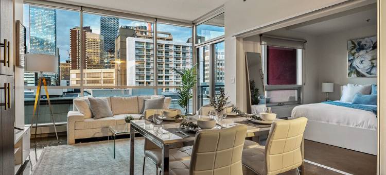 Chic Luxe 2BD + Free Parking-Central Downtown Gem图片