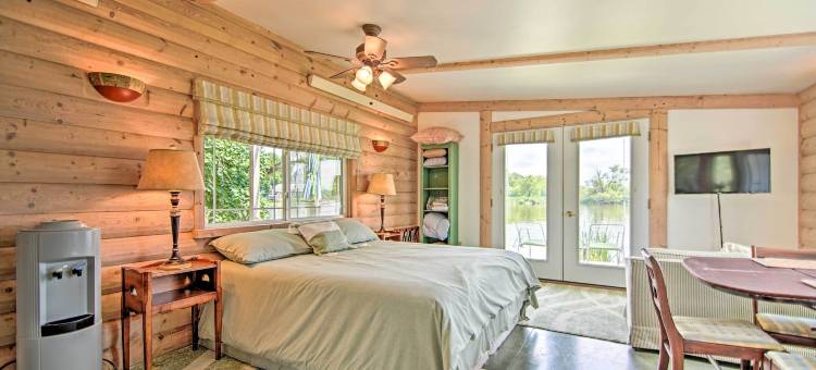 和平的霍里肯工作室，享有洛克河入口！(Peaceful Horicon Studio w/ Rock River Access!)图片