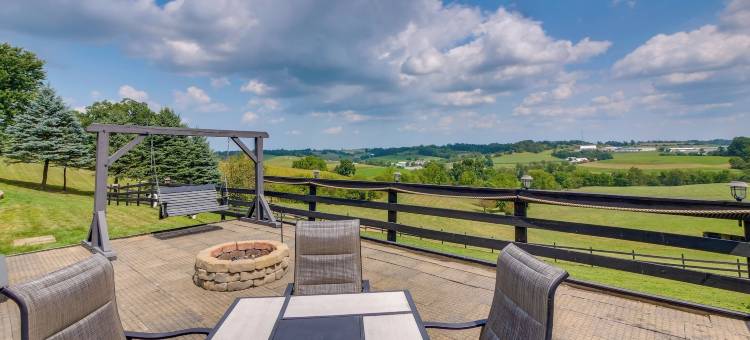 阿米什乡村度假屋，享牧场景观！(Amish Country Getaway w/ Pastoral Views!)图片