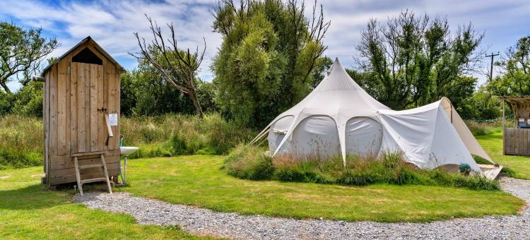 Bell Tent in Devon near Stunning Beaches图片