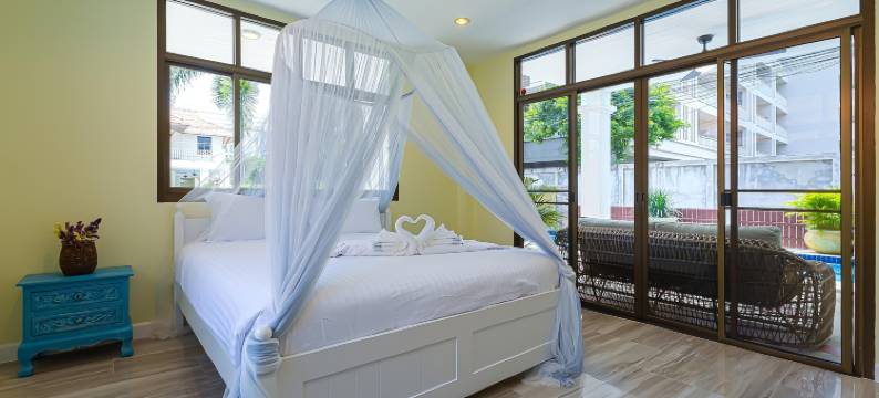 走到海滩的4卧室游泳池别墅HV(Pool Villa  4 Br Walking to Beach HV)图片