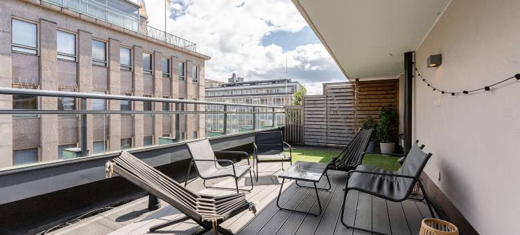一卧顶层公寓，带桑拿和私人屋顶露台(1Br Penthouse with Sauna & Private Rooftop Terrace)图片