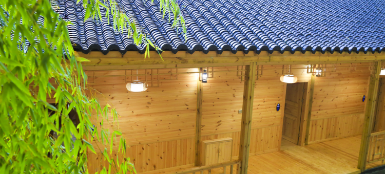 天堂寨竹海情苑木屋图片