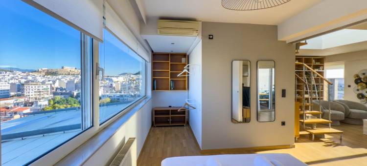 雅典卫城天空隐居处带按摩浴缸三卧室复式(Acropolis Sky Retreat Jacuzzi 3Br Maisonette)图片