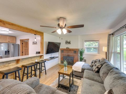 特顿山谷度假胜地：有围栏的院子，烧烤炉