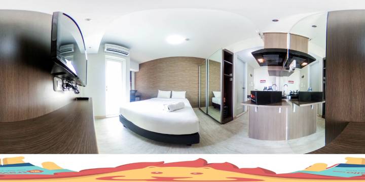 安逸的春湖苏马雷孔贝卡西公寓单间公寓(Cozy Studio Apartment at Springlake Summarecon Bekasi)