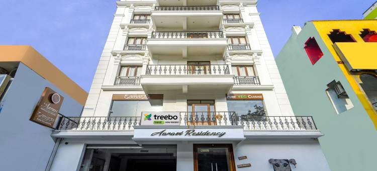 Treebo 阿拉维公寓，距离长廊海滩800米(Treebo Aaravi Residency, 800 Mtrs from Promenade Beach)图片