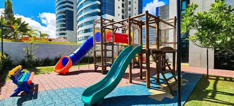 带泳池、按摩浴缸和健身房的高级公寓(Apartamento Premium c Piscina Jacuzzi e Academia)图片
