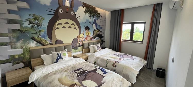清远熹乐谷温泉泳池度假别墅图片