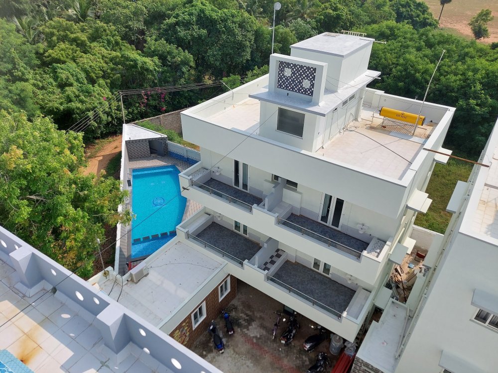 Quiet Home PondyOver view