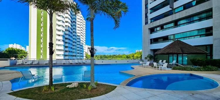 带泳池、按摩浴缸和健身房的高级公寓(Apartamento Premium c Piscina Jacuzzi e Academia)图片