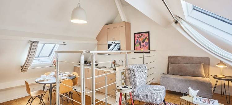 Charming Triplex Le Marais/Beaubourg图片