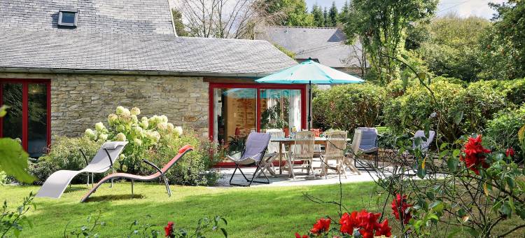 Stone House in Huelgoat, Brittany图片