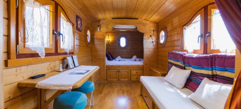 曼侬的露蓬房车旅馆(Roulotte Chez Manon en Luberon)图片