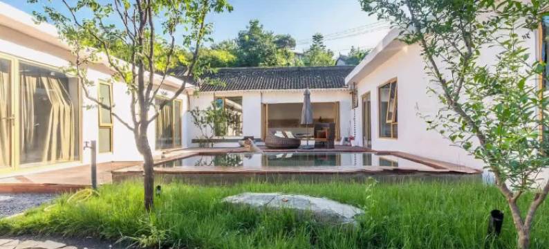 北京沐宸山海·Villa设计师温泉度假民宿图片