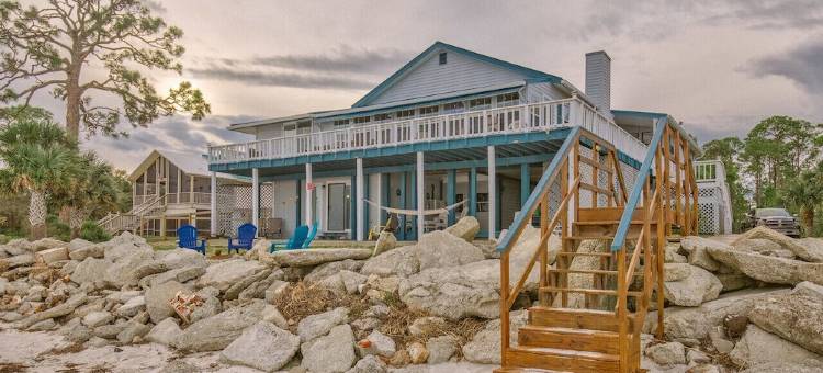 卡拉贝尔/Eastpoint 蓝海马 *佛州圣乔治海滨* 度假屋 宠物友好(Blue Seahorse *Carrabelle/Eastpoint/St. George FL Beachfront* Pet-Friendly)图片