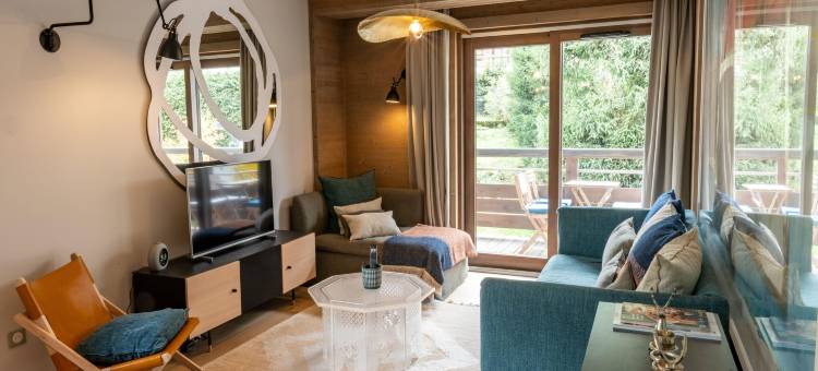 梅杰夫中心-雅致带阳台5人/2卧室阿普特(Apt Elegant with Balcony 5P/2Br – Megève Center)图片