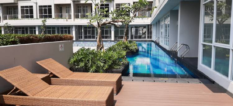 宾塔罗图标公寓舒适而温馨的工作室房间(Comfortable and Cozy Studio Room at Bintaro Icon Apartment)图片