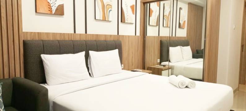 麻坦市公寓舒适简朴风格工作室房(Comfort and Simply Look Studio Room at Mataram City Apartment)图片