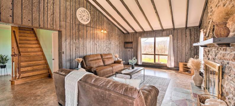 宁静的伊丽莎白维尔家居含火坑和景观(Quiet Elizabethville Home w/ Fire Pit + Views)图片