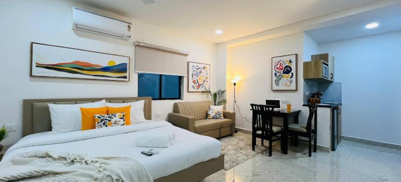 海得拉巴HICC的Olive服务式公寓(Olive Serviced Apartments - HICC Hyderabad)图片