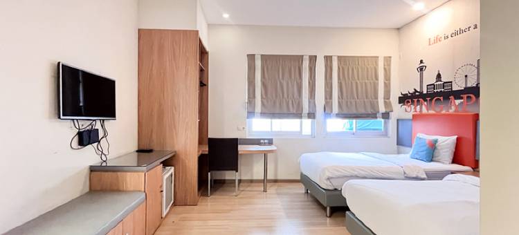 超级OYO Capital O 3905 Graha 100宾馆(Sans Vibes Hotel Syariah Graha 100 Gubeng Surabaya)图片