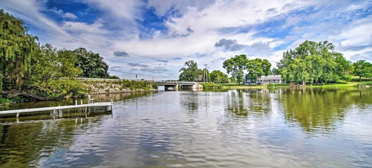 和平的霍里肯工作室，享有洛克河入口！(Peaceful Horicon Studio w/ Rock River Access!)图片