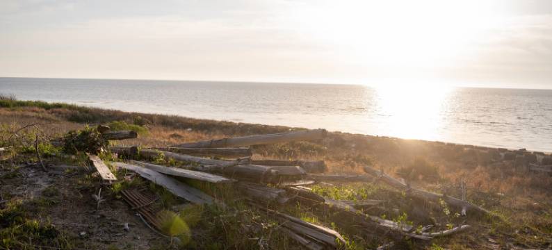 黑岛天良的出租别墅，是北前船主和水手的城镇。(Captains House Great View on Former Salt Farm)图片
