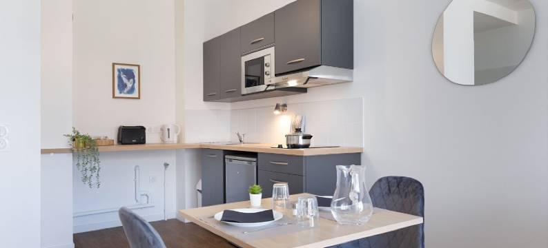 蒙蒂维利耶的Zenao公寓酒店(Zenao Appart'hôtels Montivilliers)图片