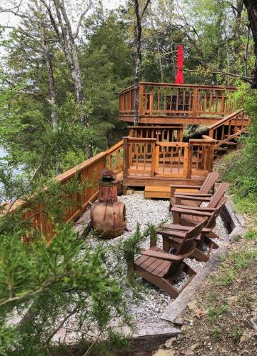 Little A-Frame, Big Porch on Lake Hamilton, Boat Dock, Deck, Fire Pit, Kayaks