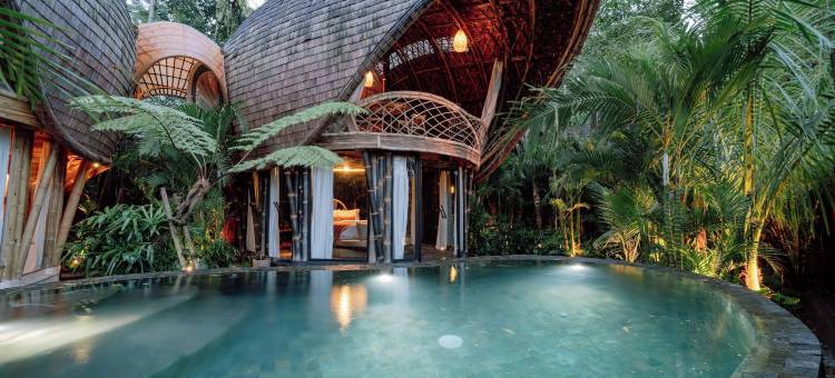 巴厘岛隐居生态竹屋(Hideout Eco Bamboo House Bali)图片