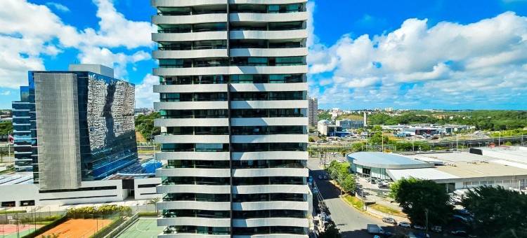 带泳池、按摩浴缸和健身房的高级公寓(Apartamento Premium c Piscina Jacuzzi e Academia)图片