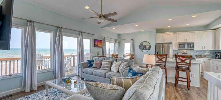Topsail岛海滨4卧室/4浴室度假屋 - 最佳景观；含床品及毛巾(Oceanfront 4BD/4BA - BEST VIEWS on Topsail Island; Inc. linens & towels)图片