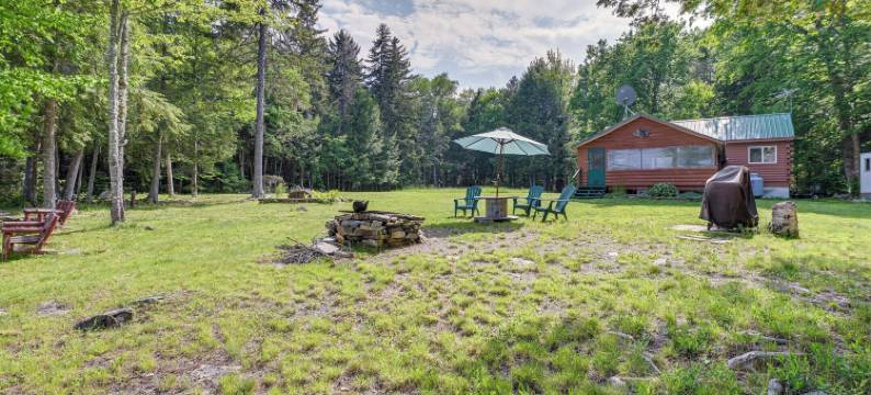 平静湖边小木屋度假：码头，火坑！(Peaceful Lakefront Cabin Getaway Dock, Fire Pit!)图片