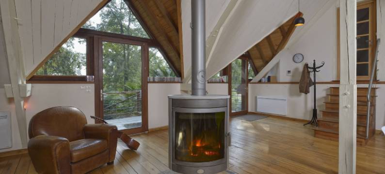 现代温馨绿意盎然的乐阁(Le Loft Moderne et Chaleureux Avec Vue Verdoyante)图片