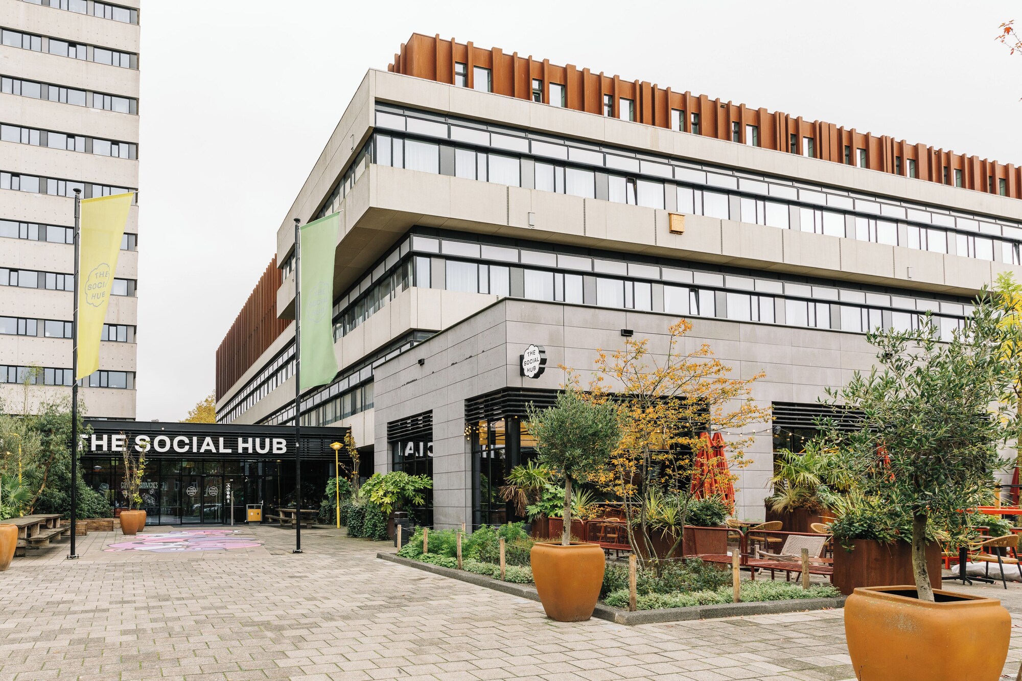 The Social Hub Amsterdam CityOver view