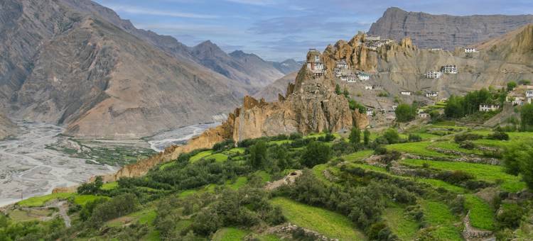Echor Mud Huts Tabo Spiti山谷(Echor Mud Huts Tabo, Spiti Valley)图片